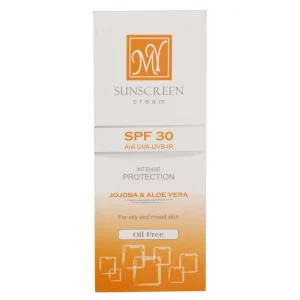 کرم ضدآفتاب بیرنگ مای SPF30 مدل Intense Protection، مناسب پوستهای مختلط و چرب، حجم 50 میلی گرم