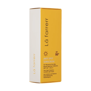 کرم ضدآفتاب و ضدلک بیرنگ لافارر مدل SPF50، مناسب پوستهای خشک و معمولی، حجم 40 میلیلیتر